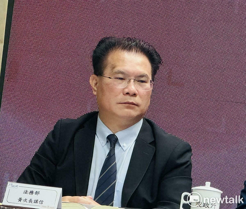 法務部次長黃謀信。   圖：謝莉慧/攝
