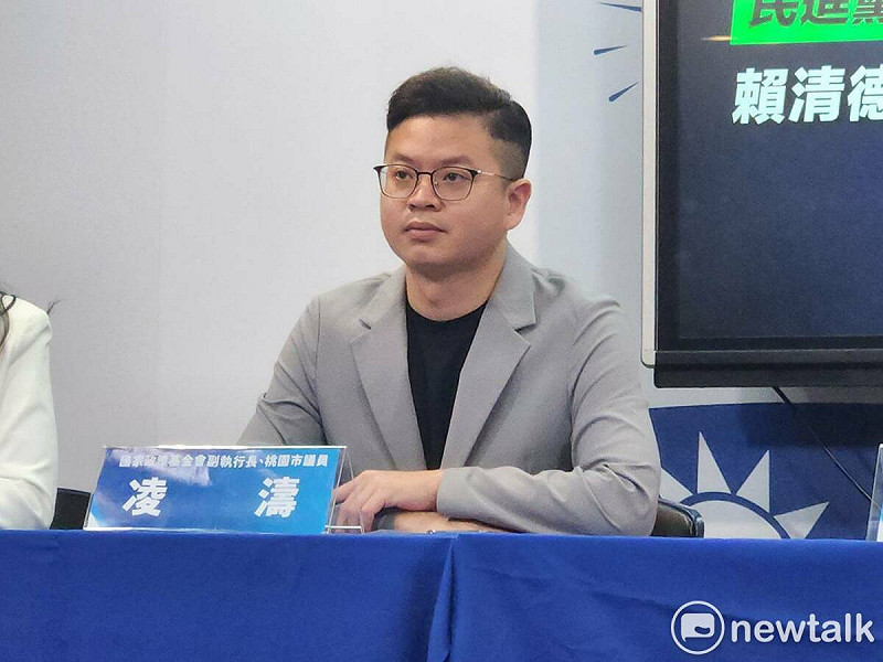 國民黨籍桃園市議員凌濤。   圖：黃建豪/攝（資料照）