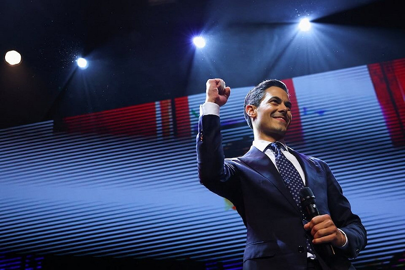 荷蘭中間派民六六黨領袖葉騰。(路透社)   圖:中央社提供