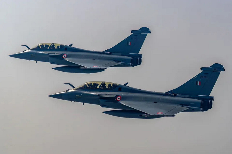 陣風戰鬥機。 圖:翻攝自 騰訊新聞@河東三叔   陣風戰鬥機。 圖:翻攝自 騰訊新聞@河東三叔