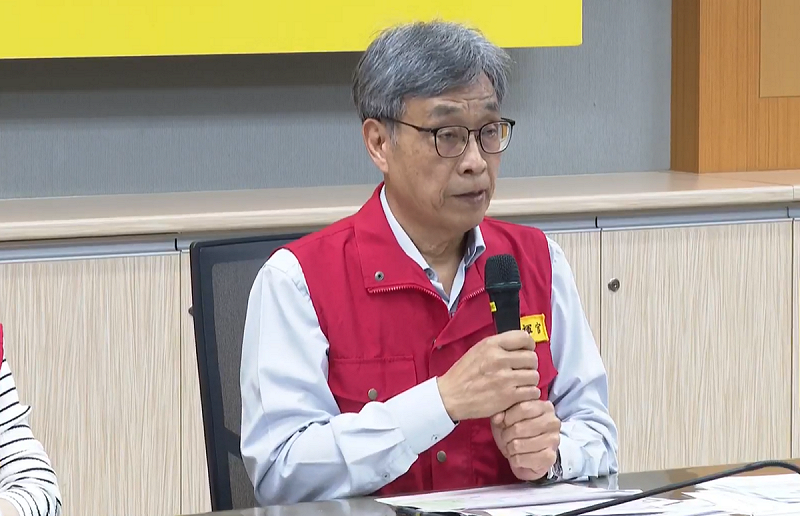 台中梧棲爆首例非洲豬瘟，農業部啟動5天防堵期，全國加強採驗與防護，嚴防疫情擴散。   圖：翻攝自農業部直播畫面