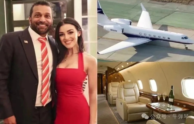 FBI局長帕塔爾(左)被爆料搭專機會26歲的小女友。   圖 : 翻攝自牛彈琴