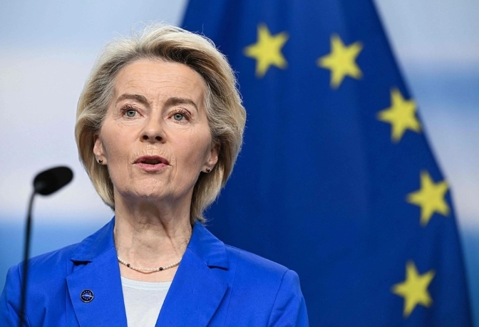 歐盟執委會主席逢德萊恩。   圖 : 翻攝自IC Photo