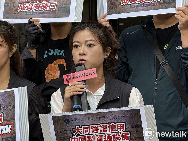 黃國昌板橋區主任林子宇。   圖：周煊惠 / 攝