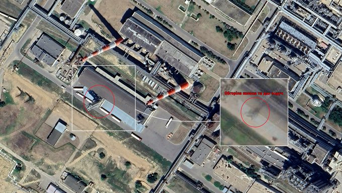  位於斯塔夫羅波爾邊疆區布瓊諾夫斯克地區的斯塔夫羅倫化工廠也遭遇襲擊，相關攻擊行動波及了周邊的聚乙烯儲存設施以及出口碼頭。 圖：翻攝自 @NOELreports X 帳號 