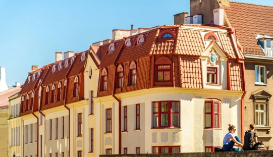  愛沙尼亞街頭。 圖 : 翻攝自觀察者網 