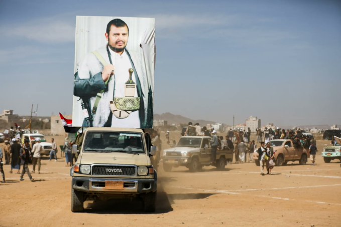 在以色列幾乎殲滅哈瑪斯及其盟友領導層後，中東戰局中只剩下一位仍未被清除的對手葉門胡塞武裝（安薩爾真主）領導人阿卜杜勒-馬利克·胡塞（Abdul-Malik al-Houthi）。這名神秘人物正成為以色列與美國的「最後敵人」。   圖:翻攝自X帳號@nexta_tv