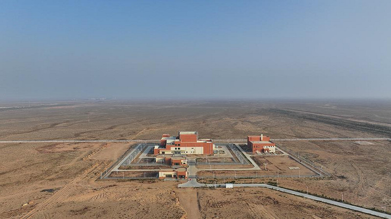 《新華網》拍攝的釷基熔鹽堆廠房。   圖：翻攝自新華網