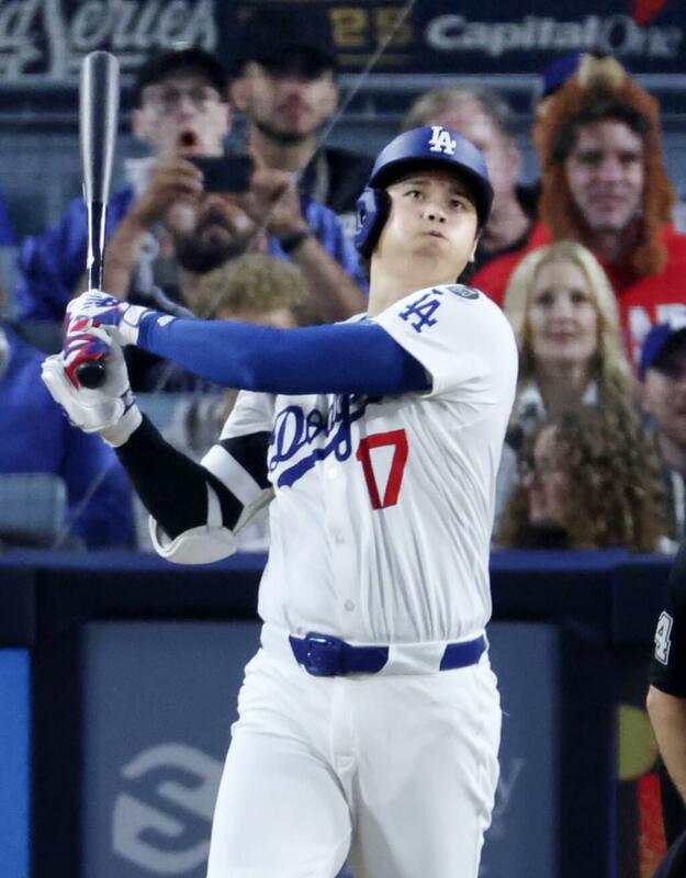 道奇日籍球星大谷翔平。（共同社）   