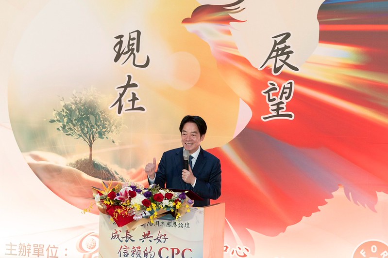 賴清德說，預估今年經濟成長率會超過5%，贏過日本、美國、歐盟及中國。   圖：總統府提供