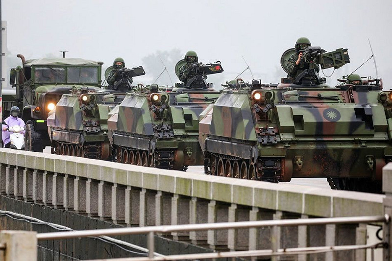 此外,達莫也談及美國對中國的「拒止戰略」(strategy of denial)與台灣多層防禦的配合。 圖:翻攝自X帳號@JaimeOcon1 此外,達莫也談及美國對中國的「拒止戰略」(strategy of denial)與台灣多層防禦的配合。 圖:翻攝自X帳號@JaimeOcon1