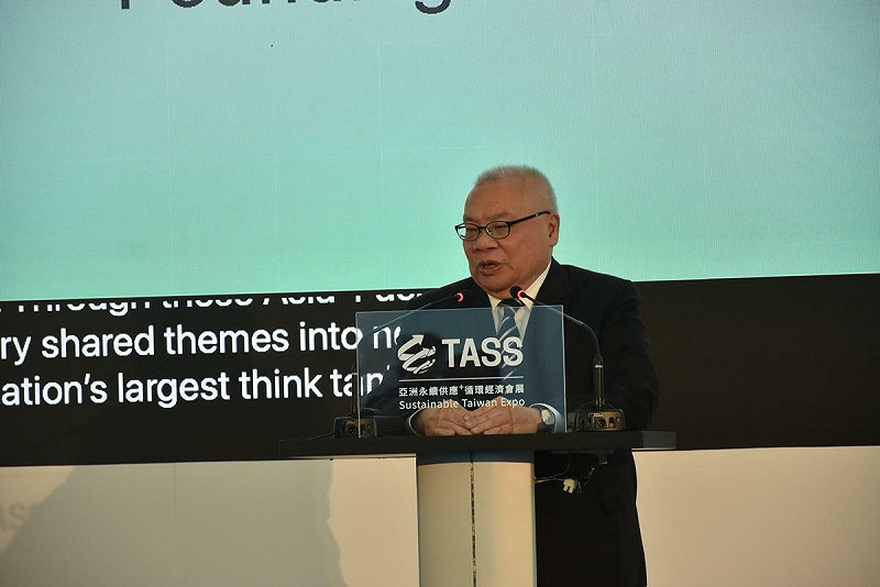 台灣永續供應協會創會理事長賴樹鑫應邀致詞。   圖：孫家銘攝