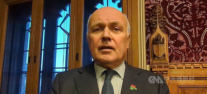 英國保守黨前黨魁史密斯5日接受中央社專訪時說，英國及盟友應向中國明確表達，一旦中方嘗試侵略或封鎖台灣，將相當於「迫使我們出手」，包括在軍事領域。圖為史密斯去年11月出席在英國國會的活動。中央社記者陳韻聿倫敦攝　114年11月6日   圖：中央社提供