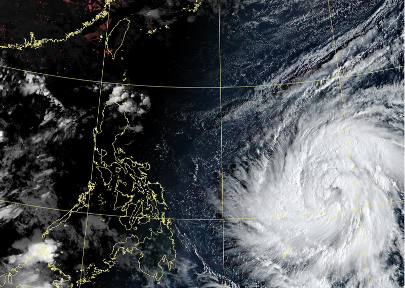 氣象署表示，鳳凰颱風下週一至下週三將影響台灣天氣。   圖：氣象署提供