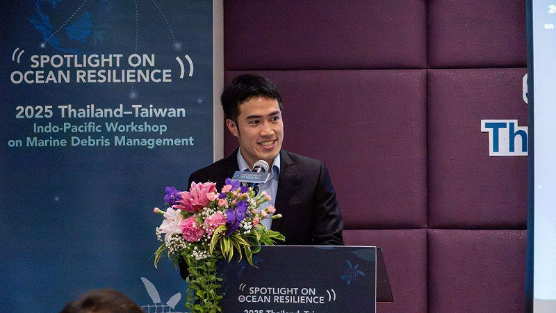 海委會科長榮駿豪致詞。   圖：海洋委員會/提供