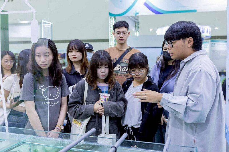 亞洲永續供應暨循環經濟會展現場參觀人潮踴躍。   圖：茵康國際/提供