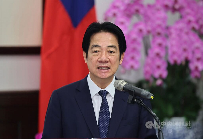 總統賴清德。   圖：中央社檔案照片