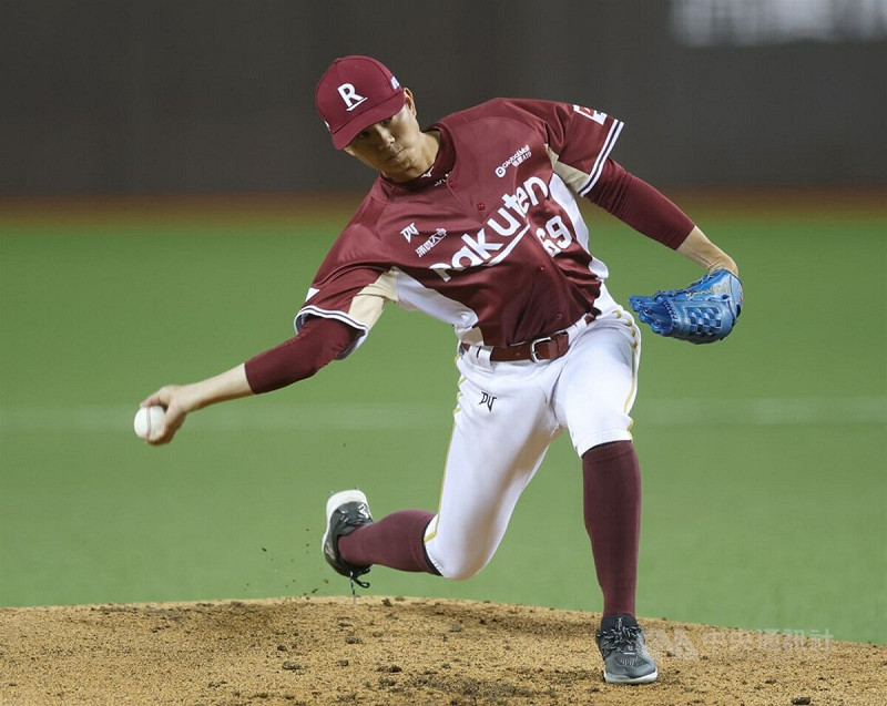 中職樂天桃猿隊本土王牌投手黃子鵬。（中央社檔案照片）   