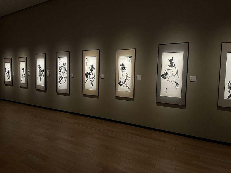 高一峰的馬畫以「筆簡意賅，姿態生動」草稱。   圖：孫家銘翻攝