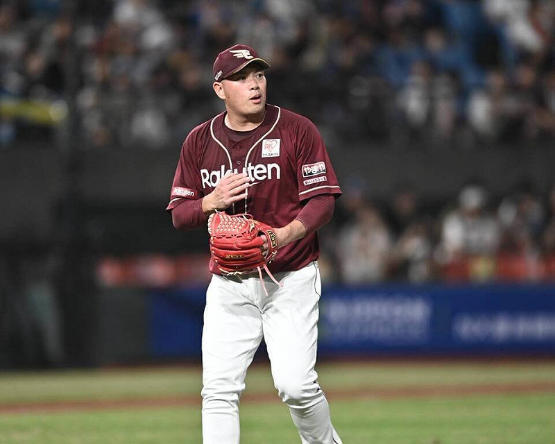 日職樂天金鷲隊陣中台灣好手宋家豪（圖）8日在2025桃園亞洲職棒交流賽登板，用8球投1局無失分、飆速151公里。（桃園市政府提供）中央社記者謝靜雯傳真　114年11月8日   