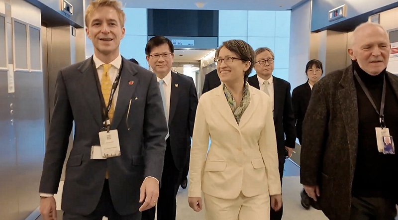 蕭美琴赴歐洲議會在IPAC布魯塞爾年會發表演說。 圖:外交部提供 蕭美琴赴歐洲議會在IPAC布魯塞爾年會發表演說。 圖:外交部提供