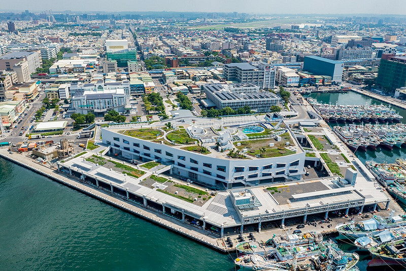 前鎮漁港完工照片之二。   圖：國土署提供