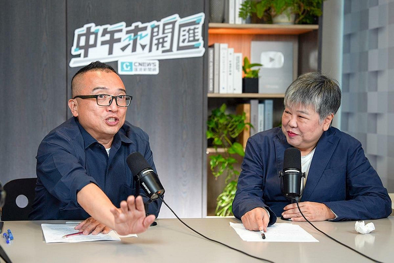 民眾黨秘書長周榆修接受主持人黃光芹訪問   圖：匯流新聞網提供