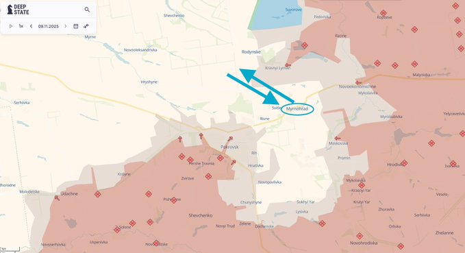 據瑟爾斯基稱，在紅軍城方向，烏克蘭軍隊繼續堅守陣地。 圖:翻攝自X帳號@raging545