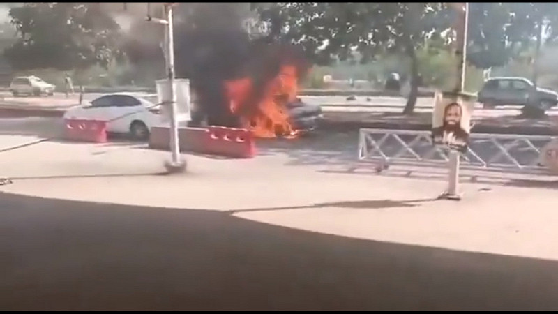 巴基斯坦塔利班組織宣稱對該起恐攻事件負責，巴基斯坦當局則揚言對塔利班組織活動的西北部地區發起短期戰爭，並準備對阿富汗塔利班政權實施報復。   圖：擷取自 @nexta_tv X 分享影片