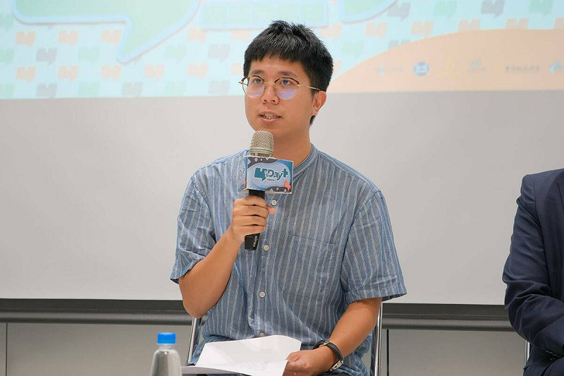 主持人、世代共好協會理事長張育萌。   圖：Y’s Day「週三青年日」提供