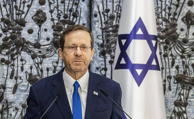 以色列總統艾薩克．赫爾佐格。   圖：翻攝自Ｘ／@dtzuohe1