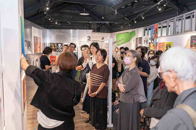 台韓《民主的種子－人權海報設計展》，13日起在白色恐怖景美紀念園區開展。   圖：國家人權博物館提供