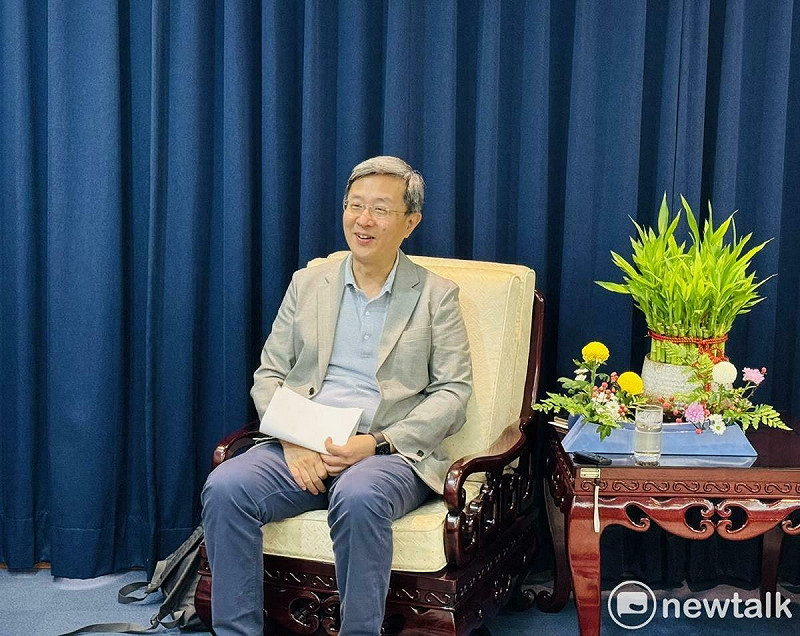 前駐歐代表李淳今（14）天接受媒體訪問。   圖：謝莉慧/攝