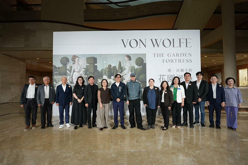 高雄市立美術館國際特展《馮．沃爾夫的花園堡壘》開幕預展。   圖：高雄市立美術館/提供