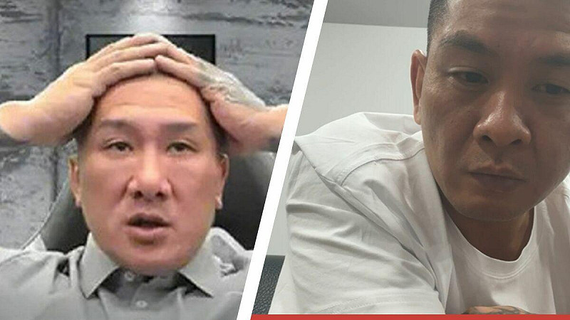 館長遭前員工爆財務收割與強迫下屬傳私密照，並被指涉長期性騷擾，直播內容引爆PTT與Threads全面議論。   圖：翻攝自館長、李慶元　臉書專頁