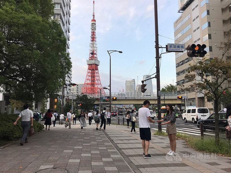 圖為東京鐵塔。（中央社檔案照片）   