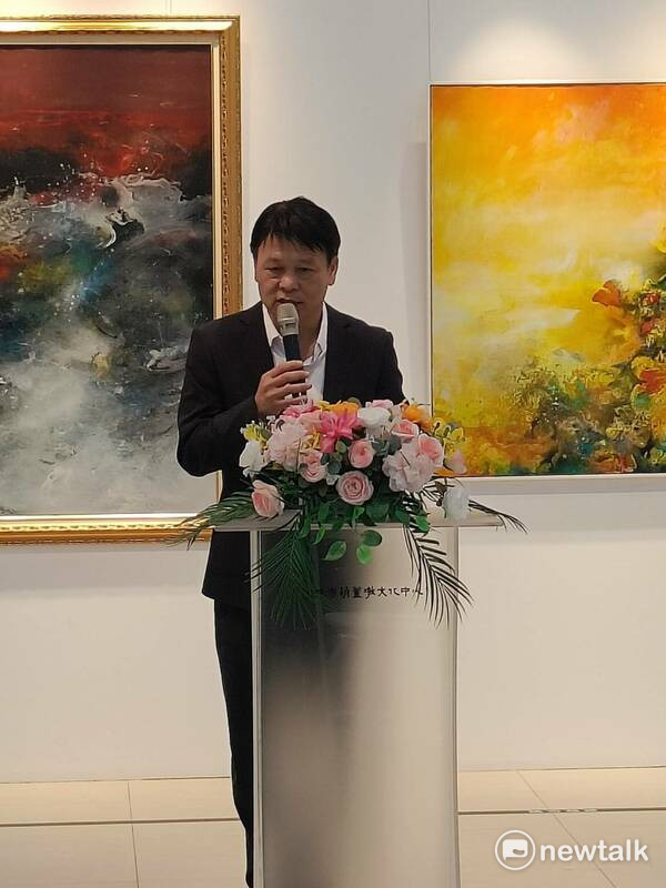 台中市文化局副局長曾能汀出席致詞。   圖：唐復年/攝