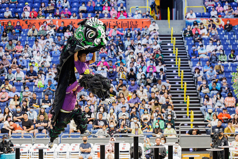 馬來西亞布特拉再也光藝醒獅團獲評審青睞，拿下全場最高分。   圖：高雄市立歷史博物館/提供