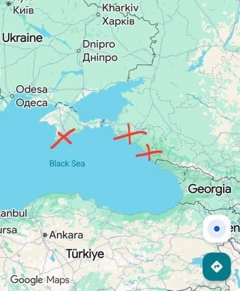 新羅西斯克石油碼頭被毀後，俄羅斯將無法再繼續透過黑海進行石油貿易。   圖：翻攝自 @SanderRegter X 帳號