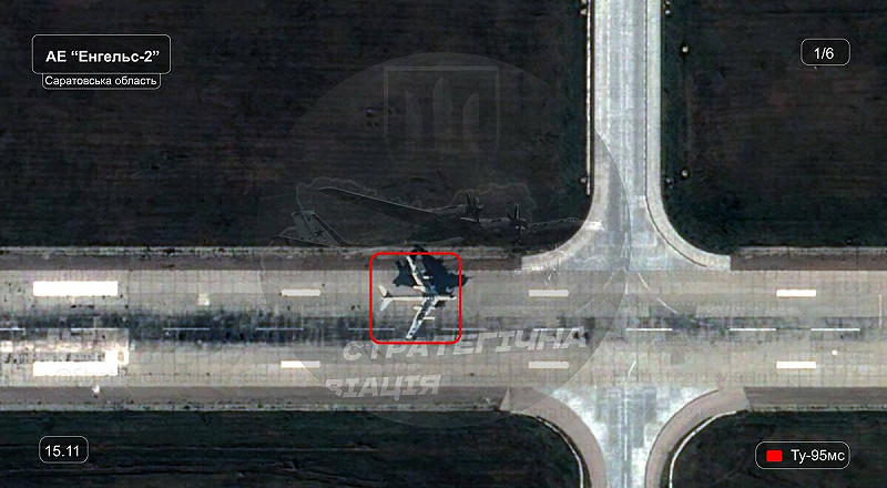 甚至有來自俄羅斯遠東「烏蘭卡」與北極圈附近「奧倫雅」基地的 Tu-95 陸續飛抵恩格斯裝載物資後再飛返原基地。 圖:翻攝自 X 甚至有來自俄羅斯遠東「烏蘭卡」與北極圈附近「奧倫雅」基地的 Tu-95 陸續飛抵恩格斯裝載物資後再飛返原基地。 圖:翻攝自 X