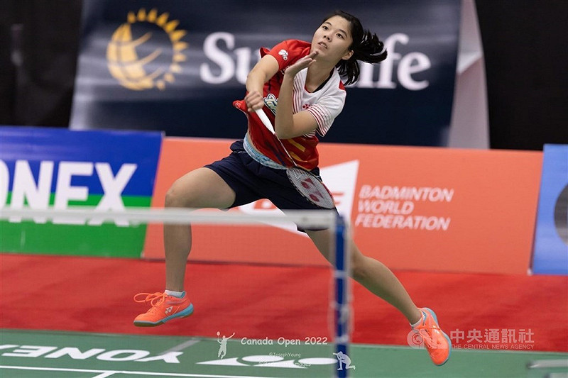 宋碩芸和搭檔闖過澳洲羽球公開賽首輪。（中央社檔案照片）   