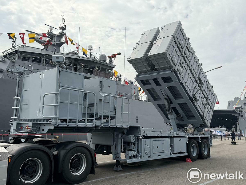 雄三飛彈車。   圖：金大鈞／攝