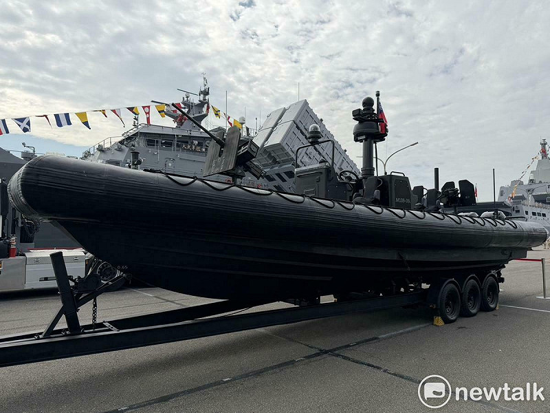 M109特種作戰突擊艇。   圖：金大鈞／攝