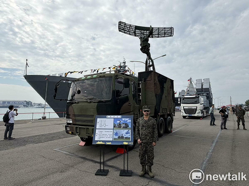 機動雷達車。   圖：金大鈞／攝