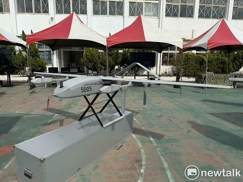 陸用型無人機。   圖：金大鈞／攝