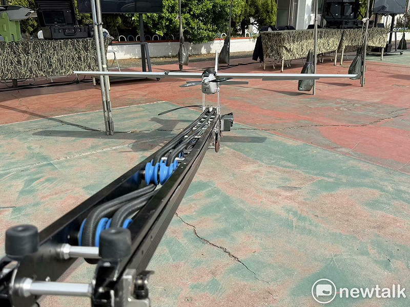 紅雀二型無人機。   圖：金大鈞／攝