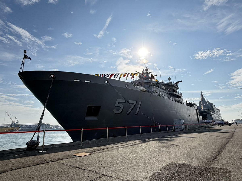 大武軍艦。   圖：金大鈞/攝