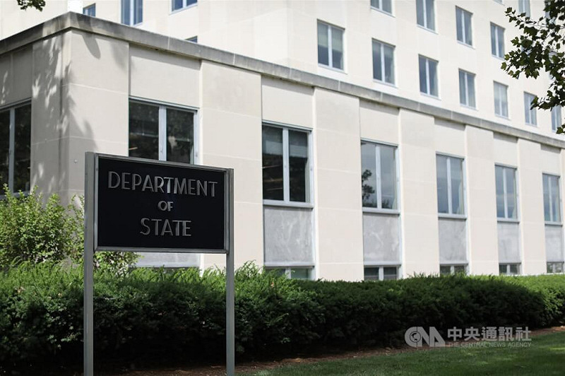 圖為美國國務院大樓外觀。（中央社檔案照片）   圖：中央社提供