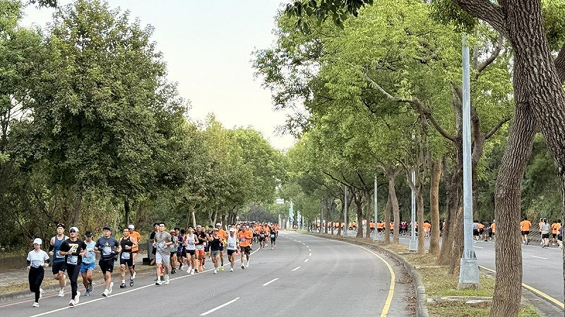 台中國際馬拉松可感受水岸花都的獨特魅力。   圖：台中市政府／提供