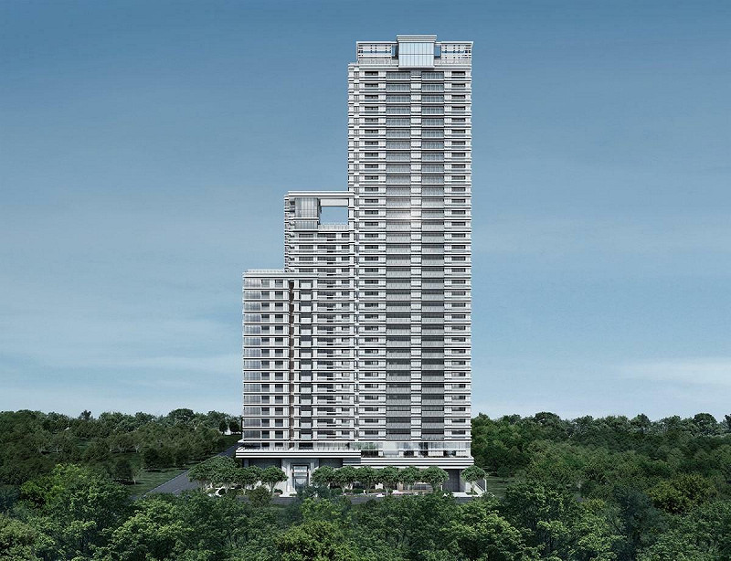 《寶璽天讚》案為日建設計在台灣首座超高層住宅作品。   